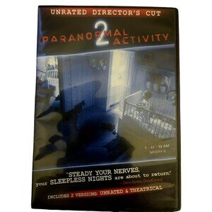 Paranormal Activity 2 Unrated Directors Cut DVD Horror Movie
